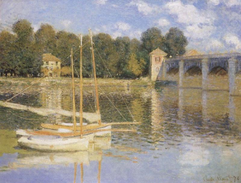 The Bridge at Argenteujil, Claude Monet